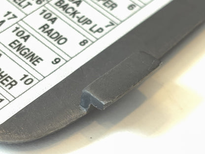 Dash Fuse Cover 1998-01 Ram 1500 1998-02 2500 3500 Mist Gray RU36RC8AB *dmg tab