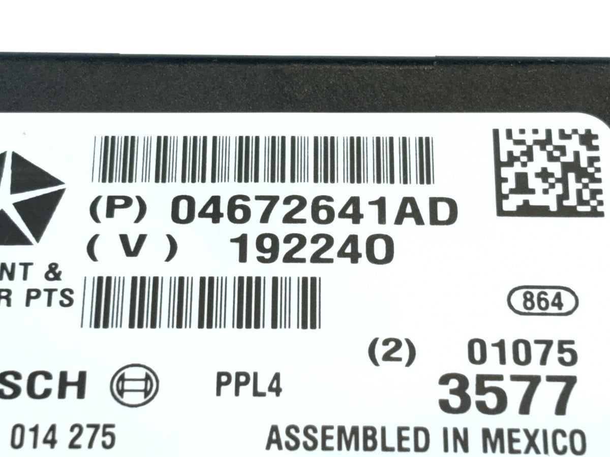Front Rear Park Assist Module 2018 Ram 1500 2500 3500 4672641AD *Broken Tab