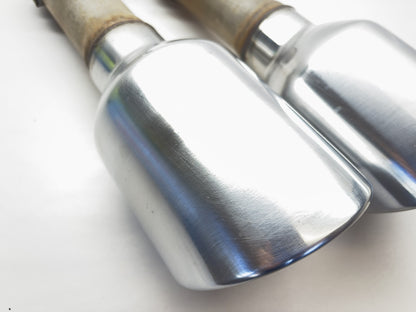 Dual Exhaust Chrome Tips 2019-2024 Dodge Ram 1500 New Body Style 68268213AA