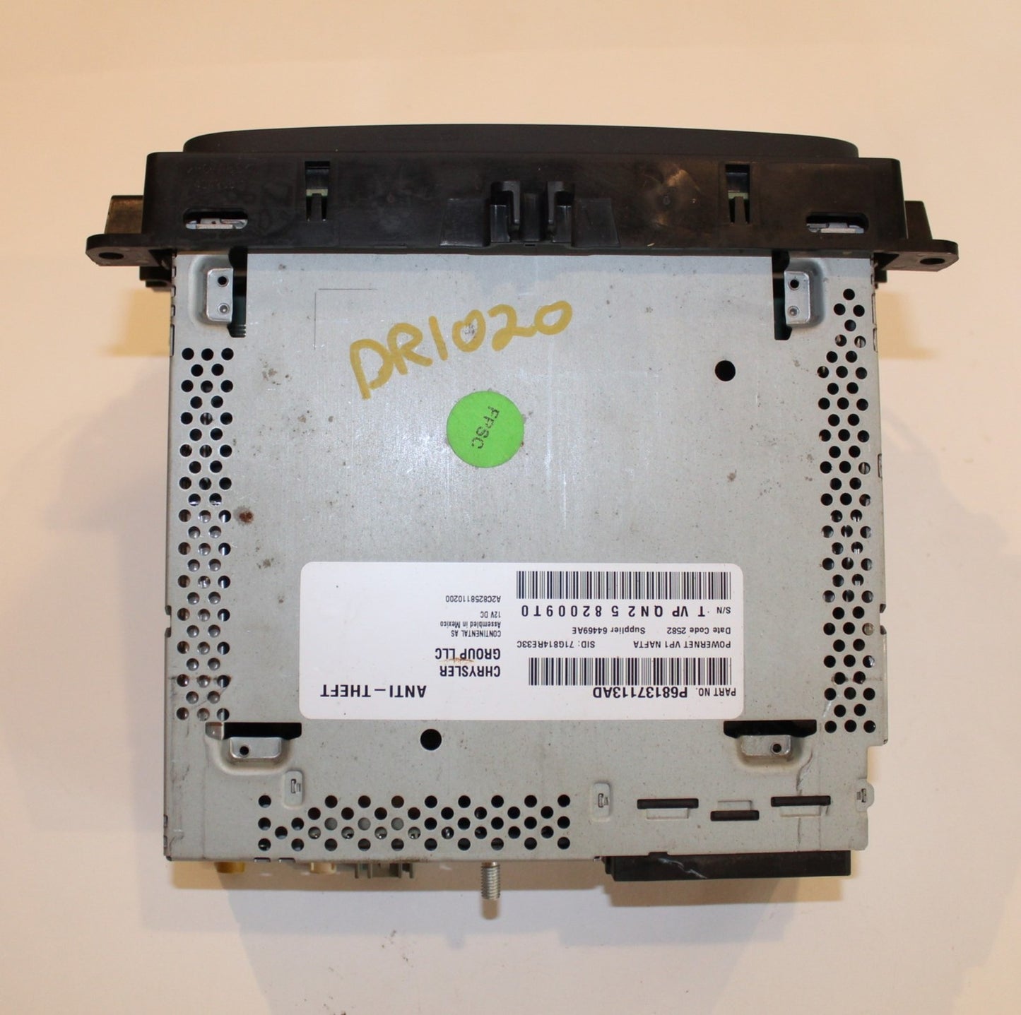 3.0 Radio 2013 Ram 1500 2500 3500 68137113AD Satellite Ready VP1