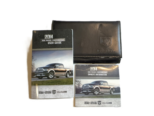 Owner's Manual, 2014 Ram 1500 2500 3500 Third Edition, with Case and DVD