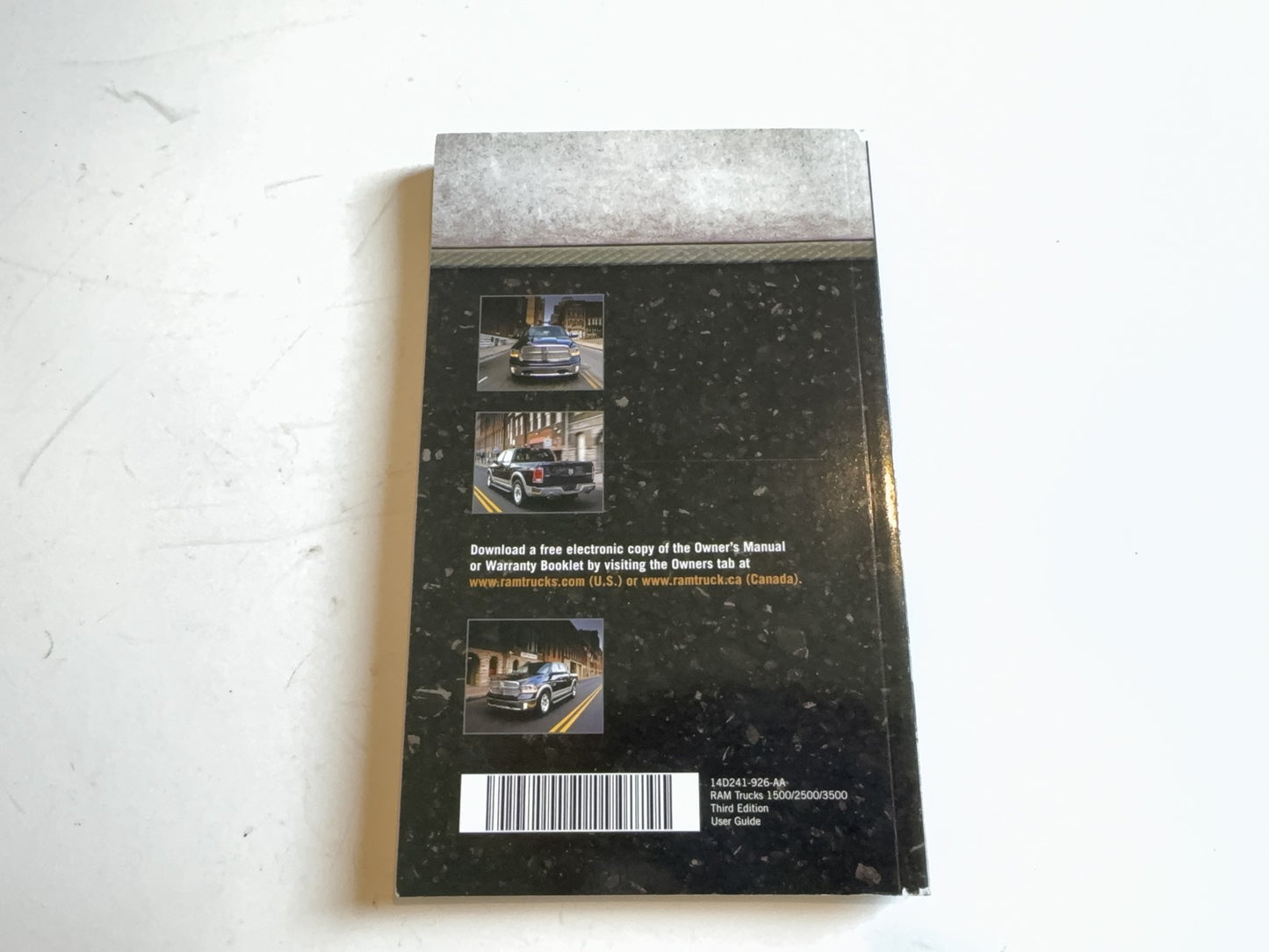 Owner's Manual, 2014 Ram 1500 2500 3500 Third Edition, with Case and DVD