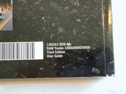 Owner's Manual, 2014 Ram 1500 2500 3500 Third Edition, with Case and DVD
