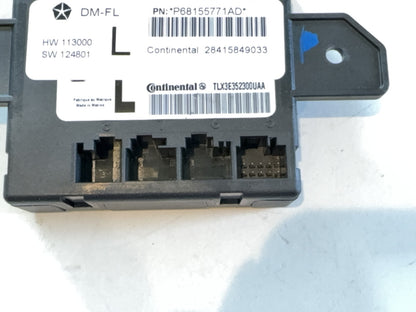Driver Side Door Module, 2013-2016 Ram 1500 2500 3500, 68155771AD Manual Fold