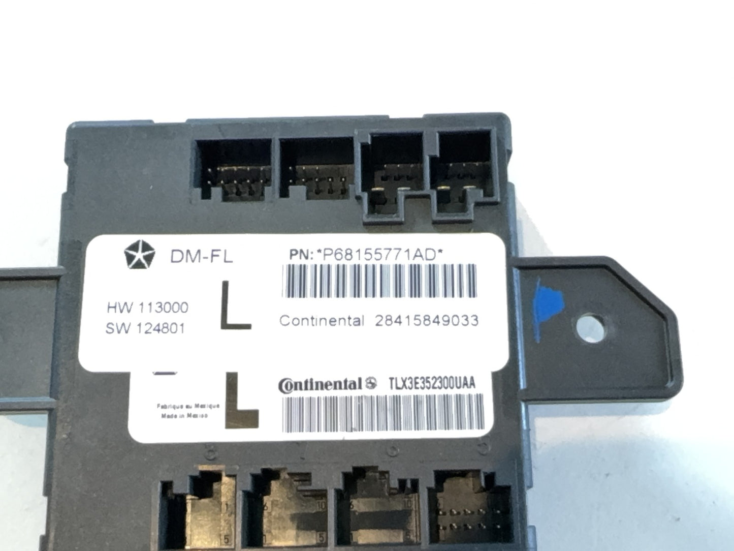 Driver Side Door Module, 2013-2016 Ram 1500 2500 3500, 68155771AD Manual Fold
