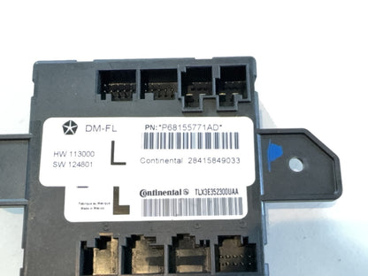 Driver Side Door Module, 2013-2016 Ram 1500 2500 3500, 68155771AD Manual Fold