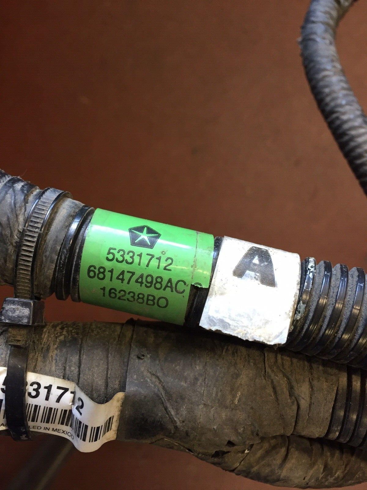Driver Left Side Battery Cable 2013-2016 Ram 2500 3500 Cummins 68147498AC