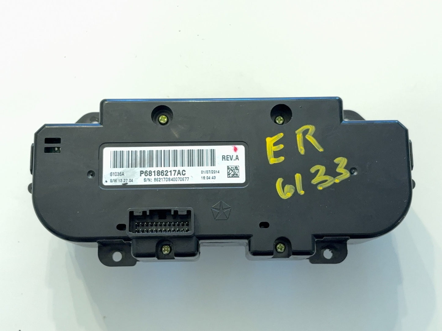 Climate Control Heater Control 2014 Ram 1500 w Rear Defrost ONE PLUG 68186217AC