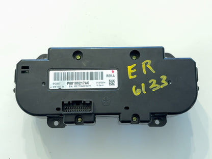 Climate Control Heater Control 2014 Ram 1500 w Rear Defrost ONE PLUG 68186217AC