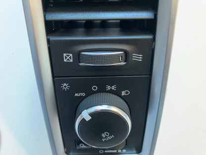 Headlight Switch with Driver Side Vent, 2013-2018 Ram 1500 2500 3500 Silver Trim