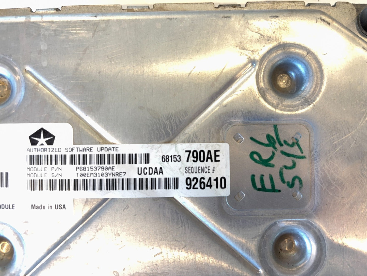 Engine Computer, ECU PCM ECM 2014 Ram 1500 5.7 8-SPD 05150816AB 68153790AE