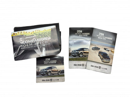 Owner's Manual, 2014 Ram 1500 2500 3500 with supplements for HD Trucks Towing
