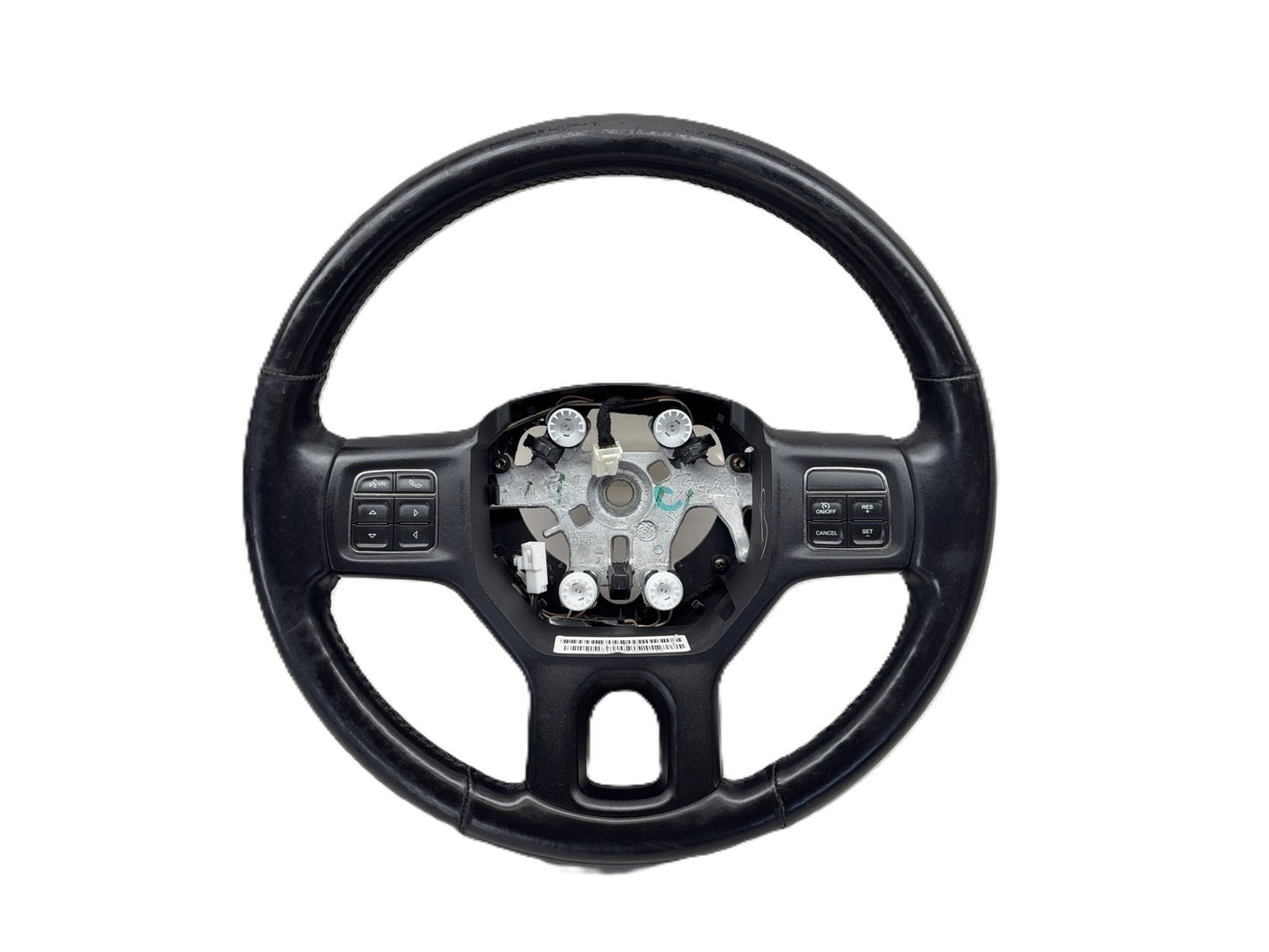 Heated Leather Steering Wheel Ram 1500 2500 3500 2013-2018 Black 1XC20DX9AE Worn