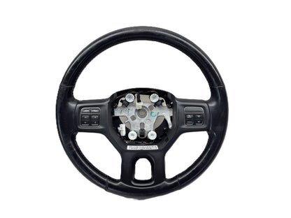 Heated Leather Steering Wheel Ram 1500 2500 3500 2013-2018 Black 1XC20DX9AE Worn