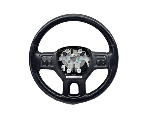 Heated Leather Steering Wheel Ram 1500 2500 3500 2013-2018 Black 1XC20DX9AE Worn