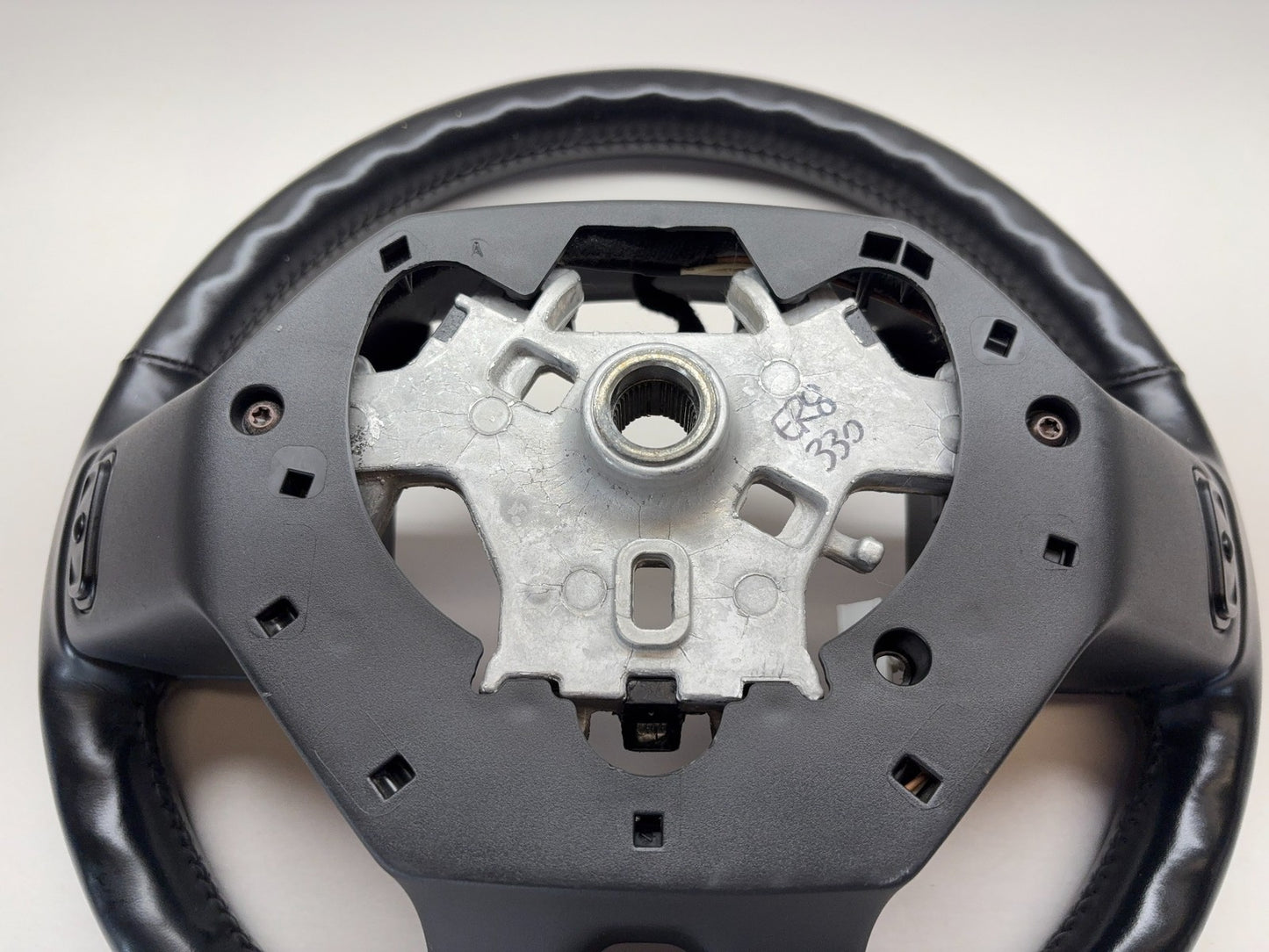 Heated Leather Steering Wheel Ram 1500 2500 3500 2013-2018 Black 1XC20DX9AE Worn