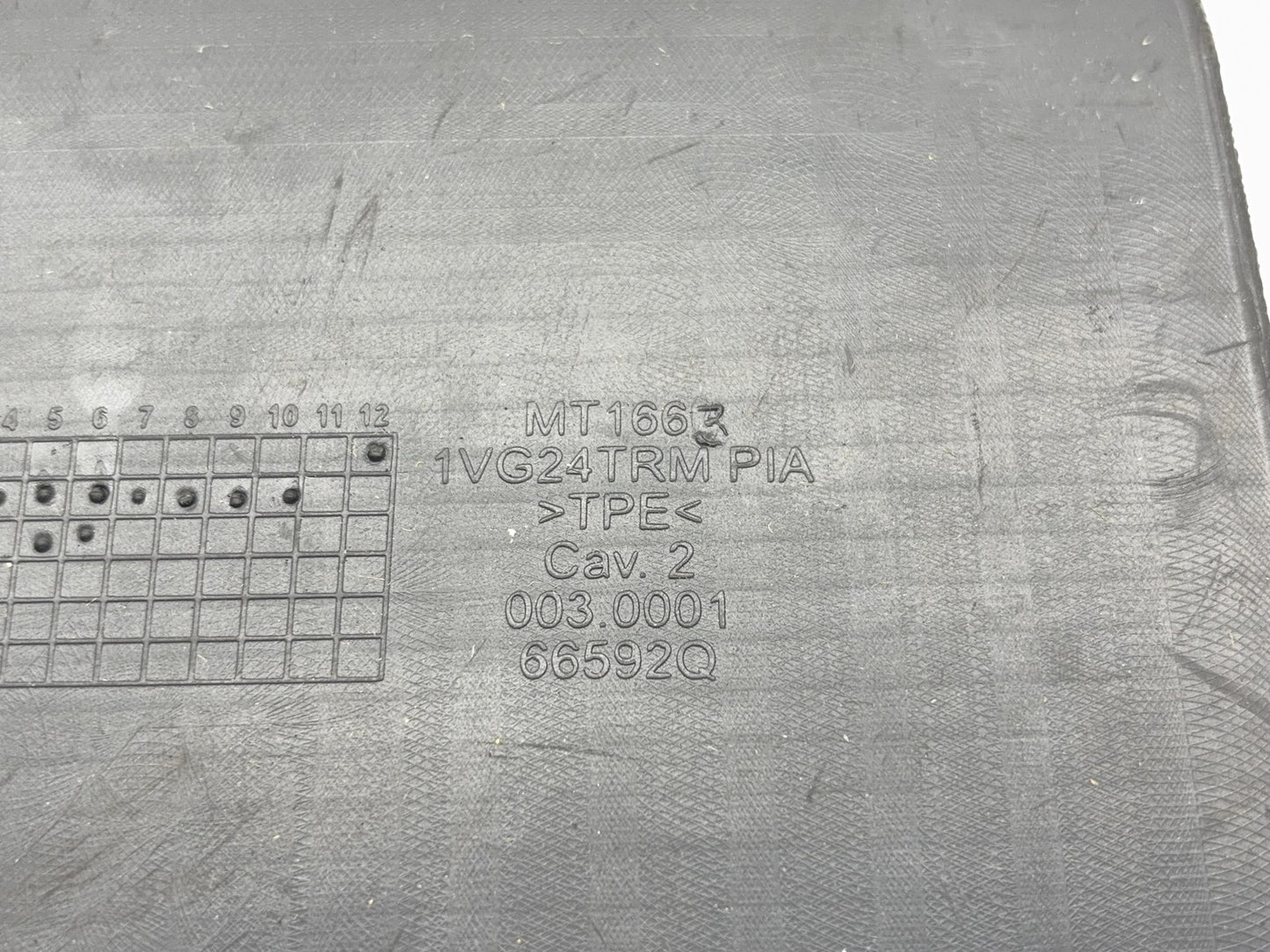Console Mat, Lower Console, for Business Console with CD Player, 2013-2018 Ram