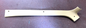 Tan LH Over the Door Molding Fitting 1981-93 Dodge Pickups and Ramchargers