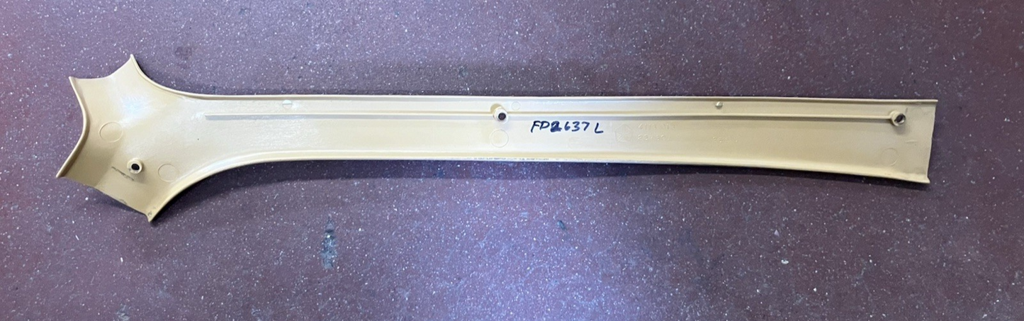 Tan LH Over the Door Molding Fitting 1981-93 Dodge Pickups and Ramchargers