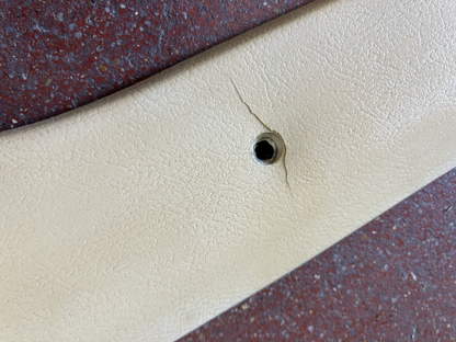 Tan LH A-Pillar Molding Fitting 1981-93 Dodge Pickups and Ramchargers