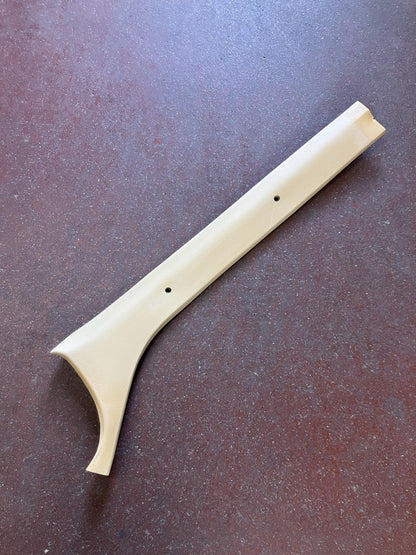 Tan RH A-Pillar Molding Fitting 1981-93 Dodge Pickups and Ramchargers