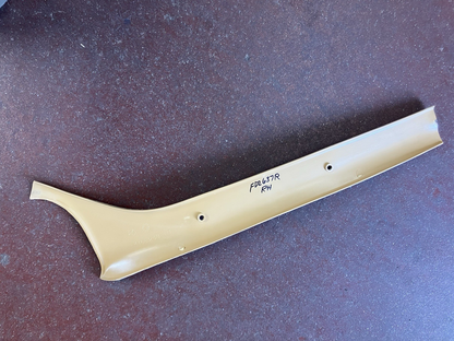 Tan RH A-Pillar Molding Fitting 1981-93 Dodge Pickups and Ramchargers