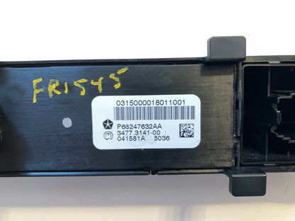 Dash Switch Front Rear Park Assist Trac Contr Tow/Haul 14-18 Ram 1500 68247632AA
