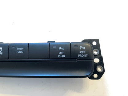 Dash Switch Front Rear Park Assist Trac Contr Tow/Haul 14-18 Ram 1500 68247632AA