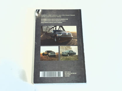 Owner's Manual 2015 Ram 1500 2500 3500 Gasoline and Diesel Engines 1st Ed w/ DVD