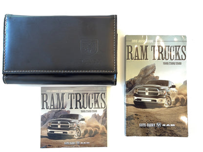 Owner's Manual 2015 Ram 1500 2500 3500, Gasoline and Diesel Engines Case and DVD