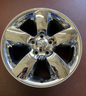 2013-24 Ram 1500 Classic (5 Lug) 5 Spoke 20X8 Chrome Clad Aluminum Wheel.