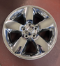 2013-24 Ram 1500 Classic (5 Lug) 5 Spoke 20X8 Chrome Clad Aluminum Wheel.