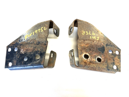 Front Bumper Brackets, 1986-1993 Dodge Pickup Without Step bumper
