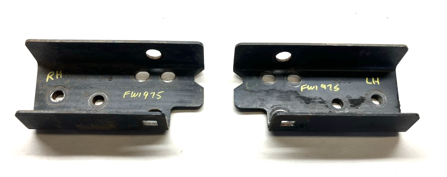 Front Bumper Bracket Impact Channels, 1991-1993 Dodge Diesel Rams