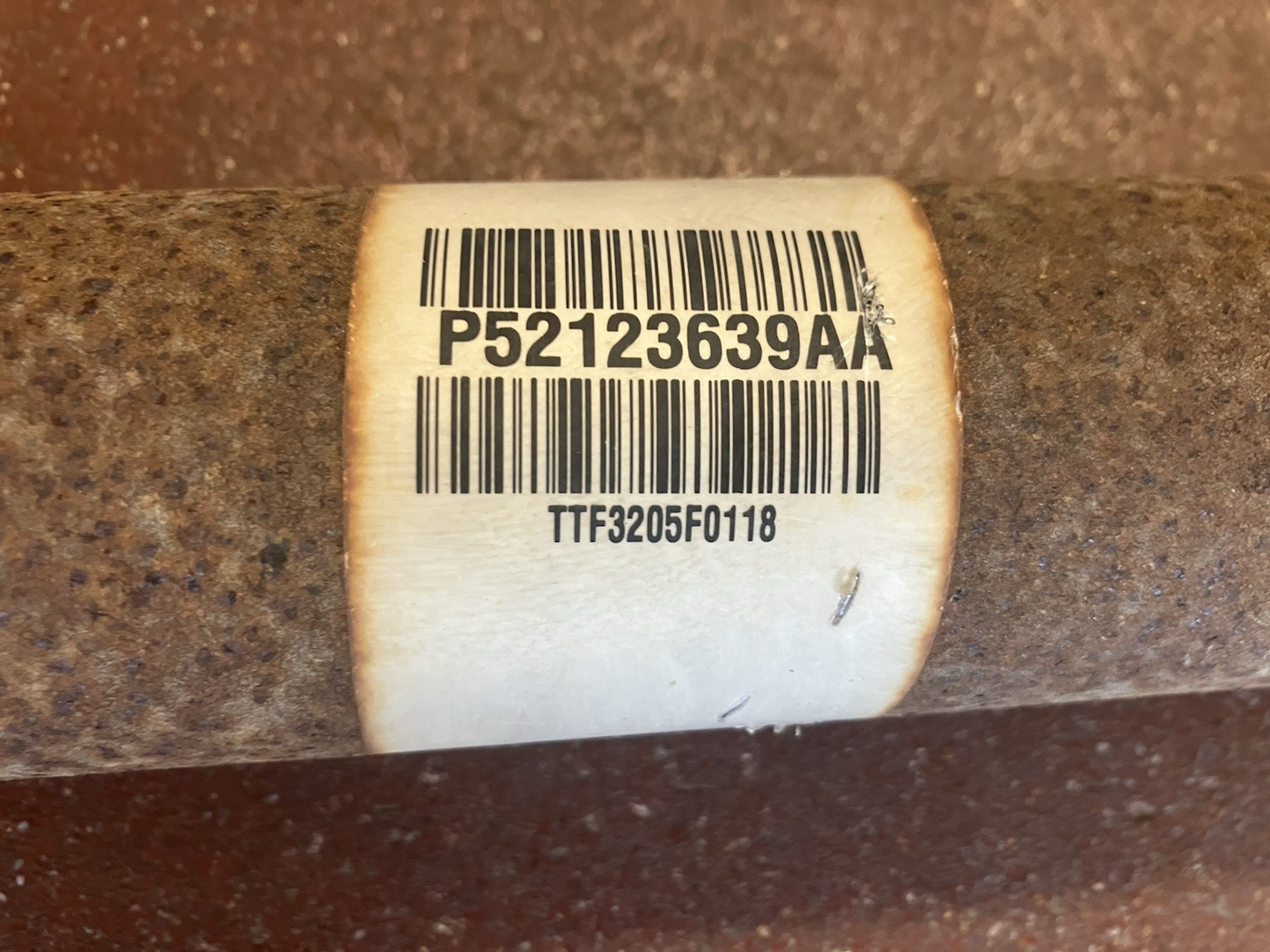 Front Drive Shaft, Ram 2013-2018 1500, 8-spd 8HP70 Transmission 52123639AA Used