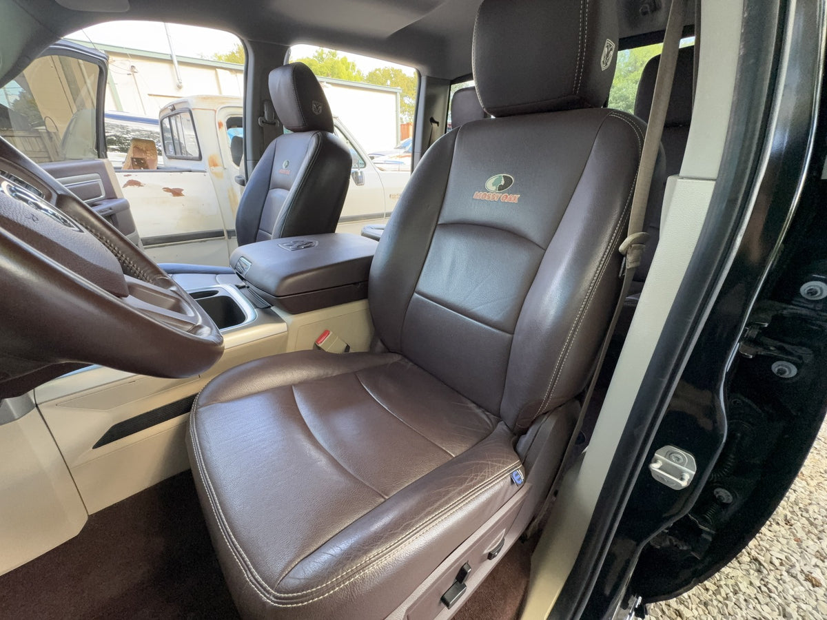 Brown Leather Seats 13-18 Ram 1500 2500 3500 Crew Cab Mossy Oak Mopar Katzkin