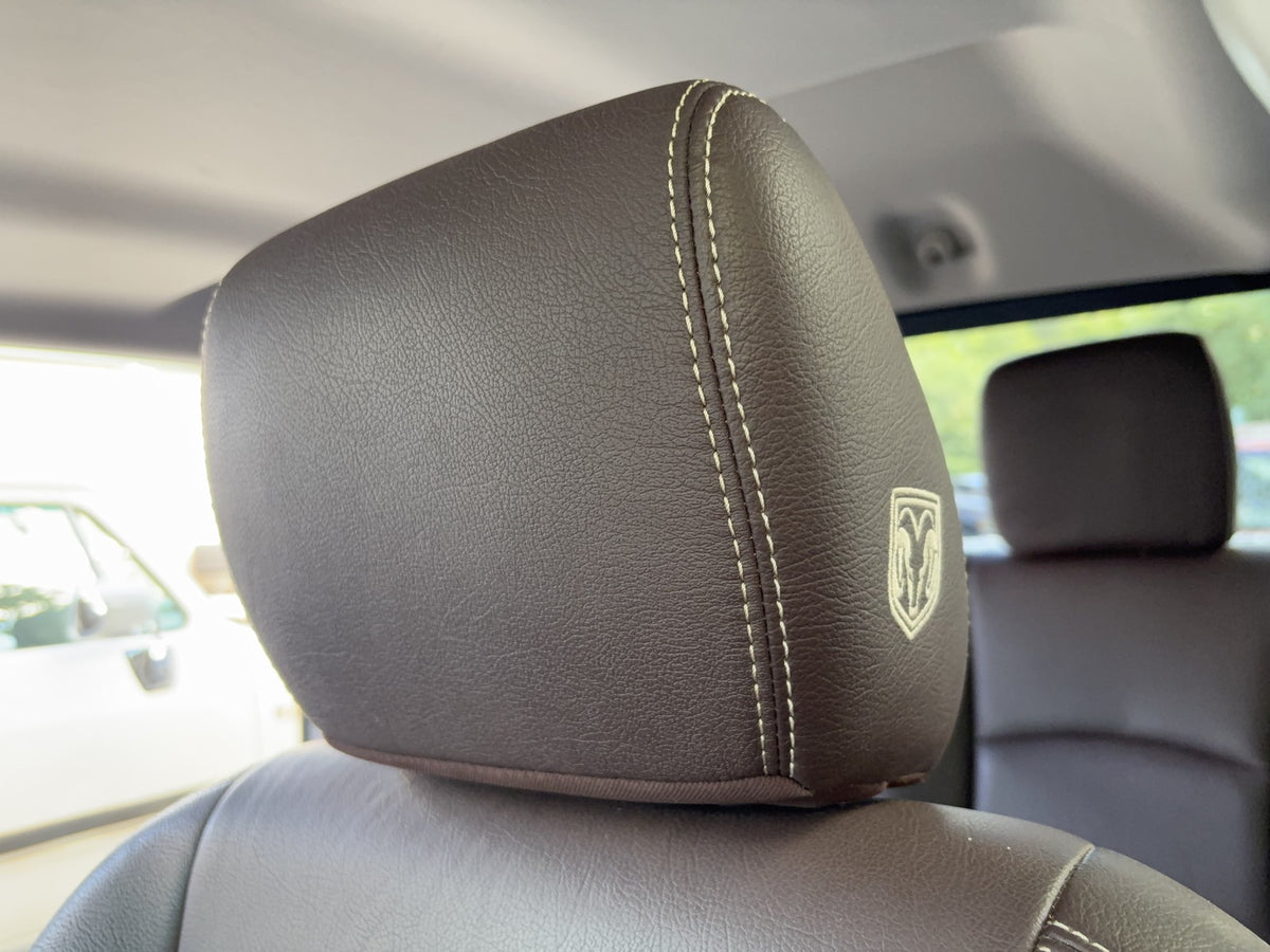 Brown Leather Seats 13-18 Ram 1500 2500 3500 Crew Cab Mossy Oak Mopar Katzkin