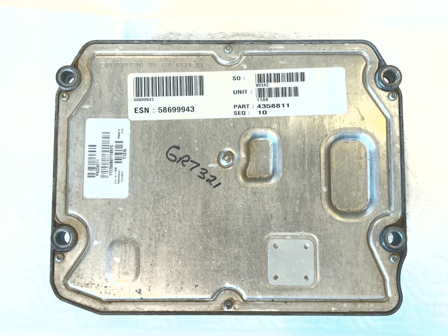 Engine Computer, ECM 2016-17 Ram 2500 3500 6.7L Cummins Diesel 4358811 CM2350B