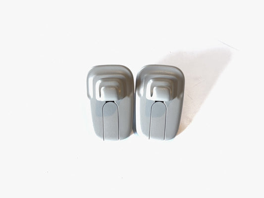 Sun Visor Support Clip Pair 2019-2024 Ram 1500 New Body, Beige, 6MX32HL1AA