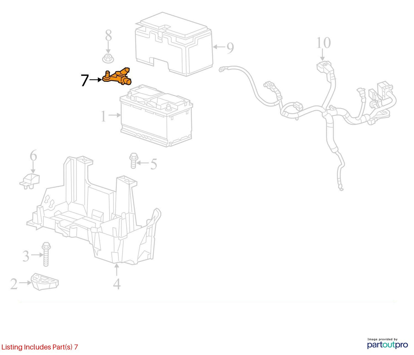 Battery Sensor, OEM Mopar 2018 Ram 1500 2500 3500 19+ Classic 68318616AB