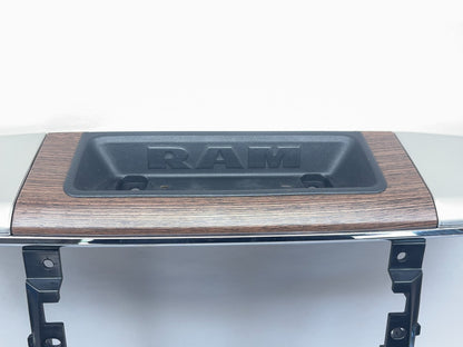 Radio Bezel Center Stack 2017 Ram 1500 Woodgrain Laramie BENCH SEAT 1VY911X9AF