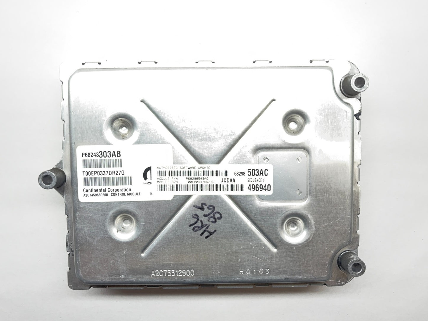 Engine Computer, ECU PCM ECM 2016-18 Ram 1500 5.7 8-SPD 68243303AB 68298503AC