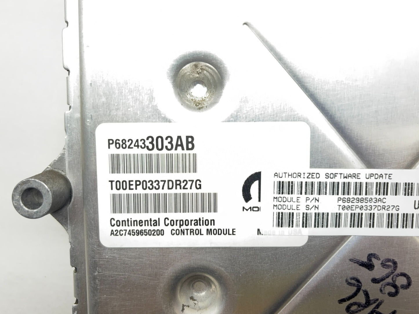 Engine Computer, ECU PCM ECM 2016-18 Ram 1500 5.7 8-SPD 68243303AB 68298503AC