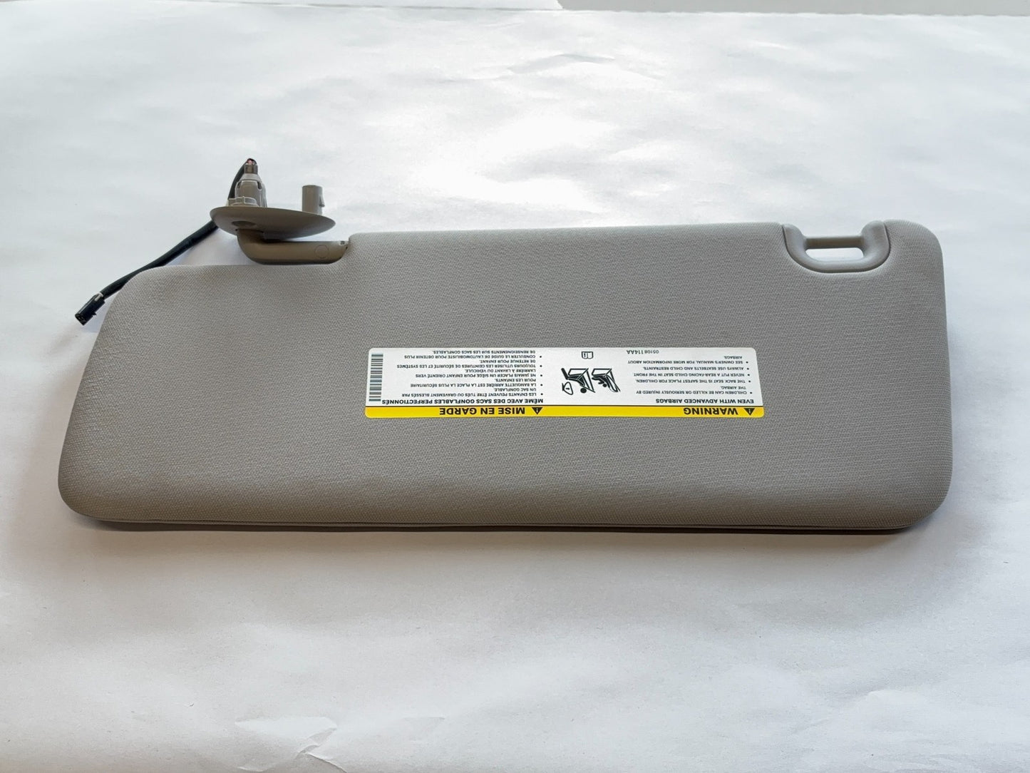 Lighted Sun Visor, 2013-2018 Ram 1500 2500 3500, Passenger Side, RH, 1VF24BD1AD