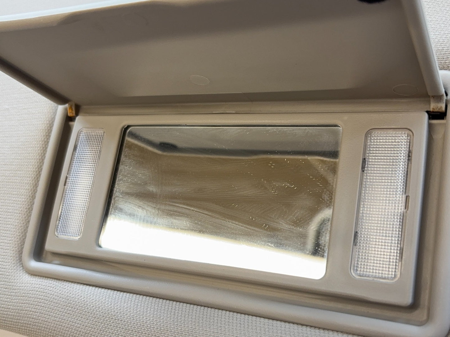Lighted Sun Visor, 2013-2018 Ram 1500 2500 3500, Passenger Side, RH, 1VF24BD1AD