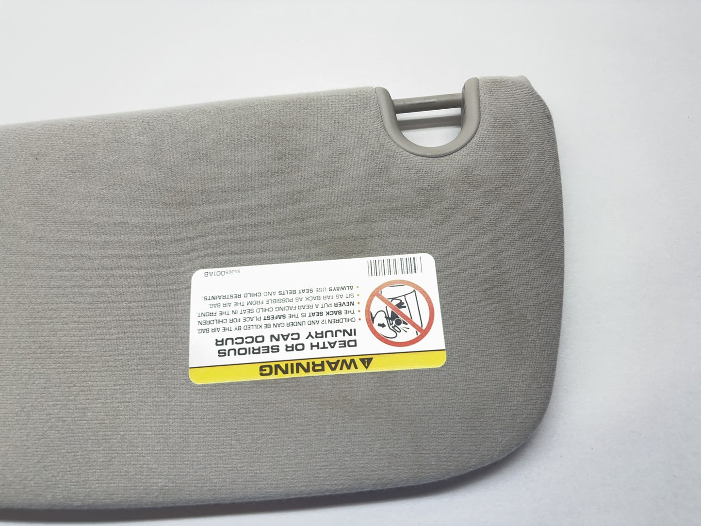 Passenger Right Side Sun Visor 2002-08 Ram 1500 2003-09 2500 3500, with Mirror