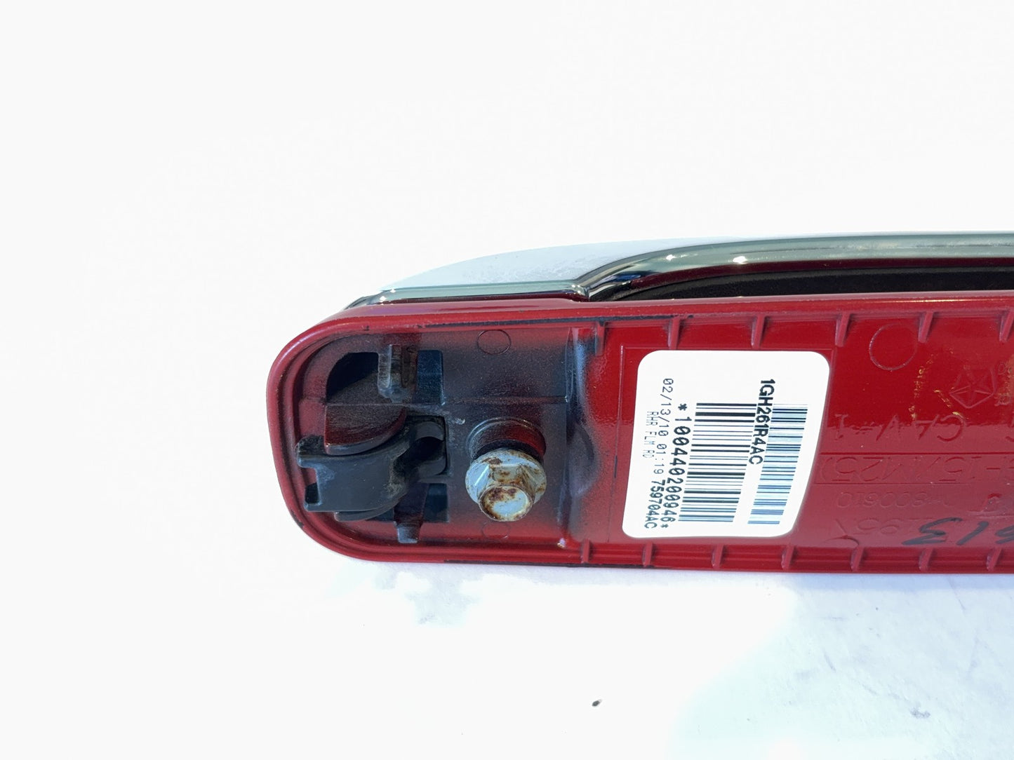 Passenger Rear Exterior Painted Door Handle 2010-18 Ram 1500 2500 3500 Red PR4
