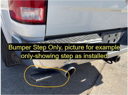 Rear Bumper Step Extension 09-18 Ram 1500 19+ Classic 10-18 Ram 2500 3500