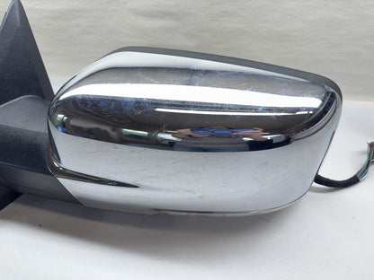 Driver Chrome Door Mirror 2014-18 Ram 1500 2500 Power Fold w/ Signal 68338375AB
