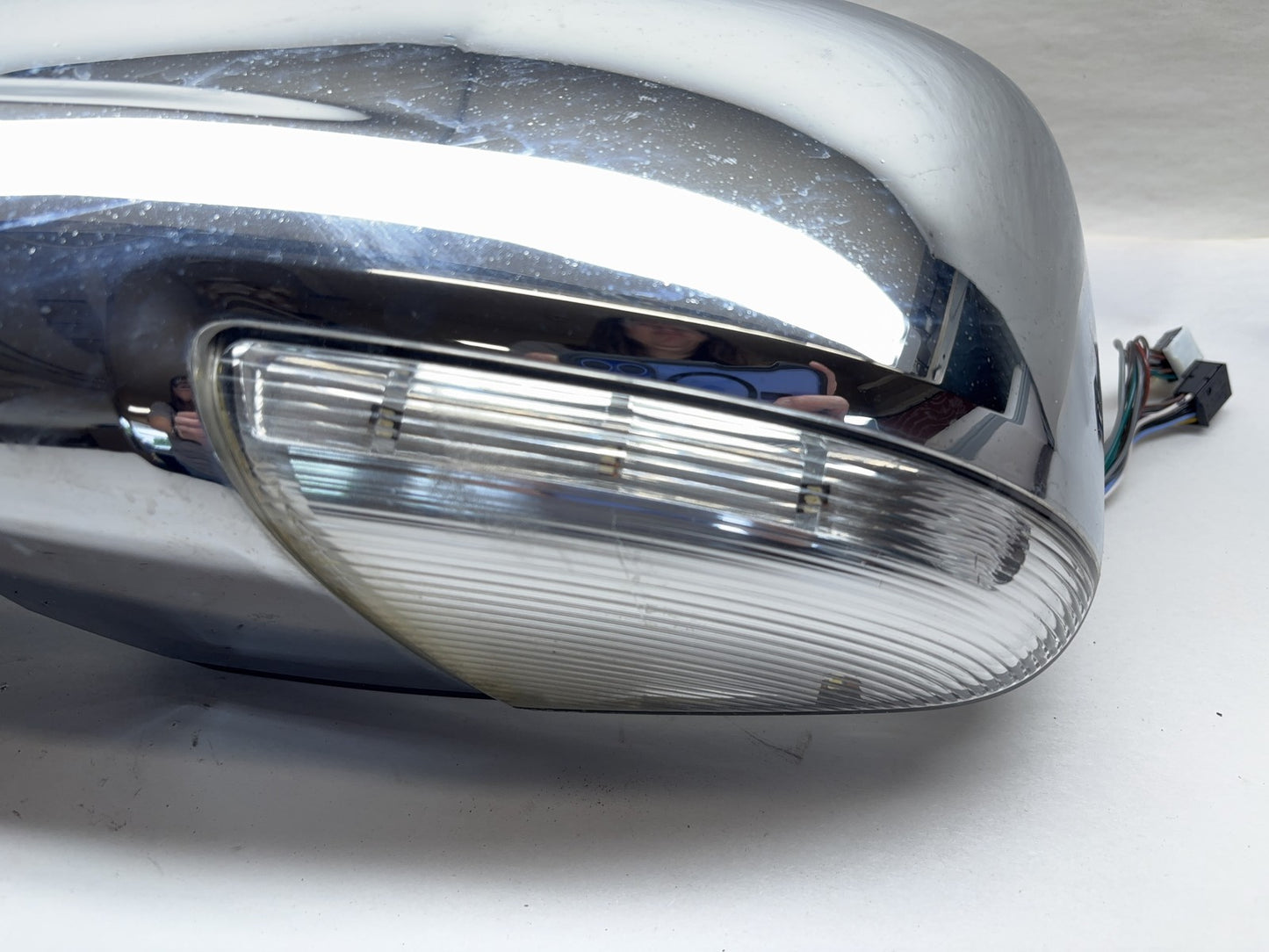 Driver Chrome Door Mirror 2014-18 Ram 1500 2500 Power Fold w/ Signal 68338375AB